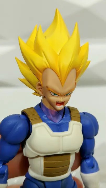 Super Vegeta 2.0 SSJ Dragon Ball Z Sh Figuarts Bandai - Foto 5