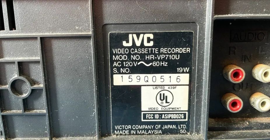 Videocassete Vintage Jvc HR-VP710U 110V - Foto 5