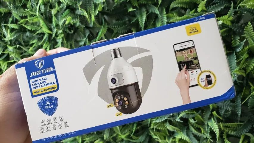 Câmera Wifi Duas lentes para monitoramento 2 em 1 - Foto 3