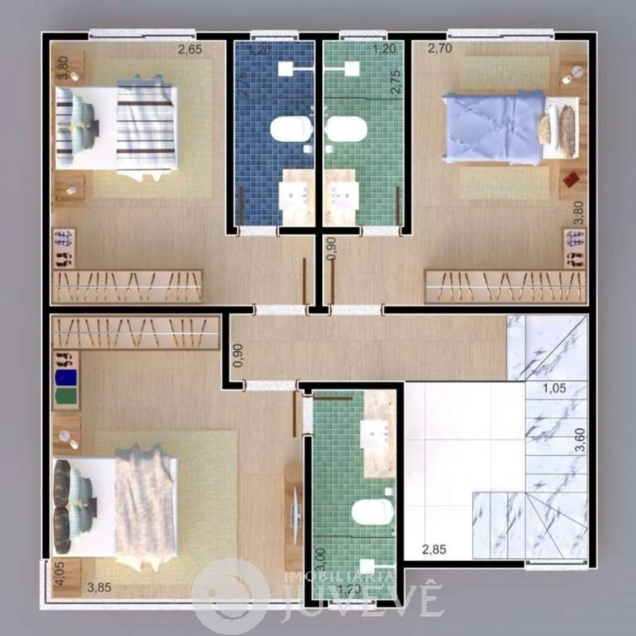 IMOBILIÁRIA JUVEVÊ VENDE LANÇAMENTO CONDOMÍNIO BAIRRO TINGUI SOBRADO FRENTE NA RUA HERMINI