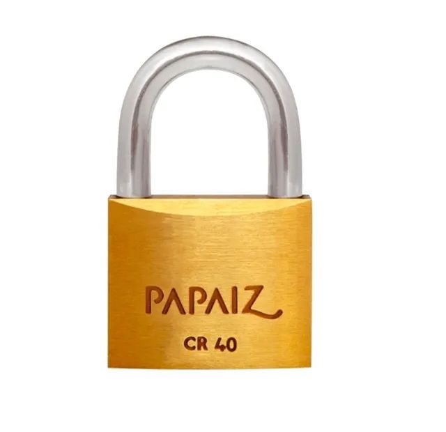 Cadeado De Latao 40mm Papaiz Cr40 - Foto 2
