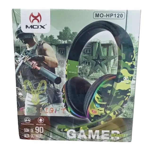 Fone Gamer 9D de Alta Definição MOX MO-HP 120