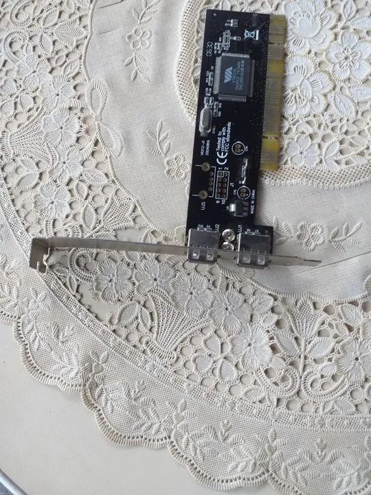 Placa USB para computadorplaca com 2 entradas  - Foto 4