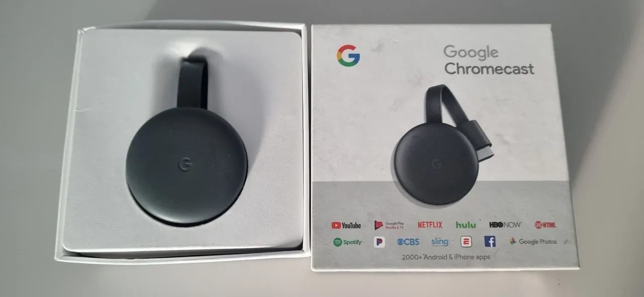 Google Chromecast 3 - Streaming de Vídeo e Áudio