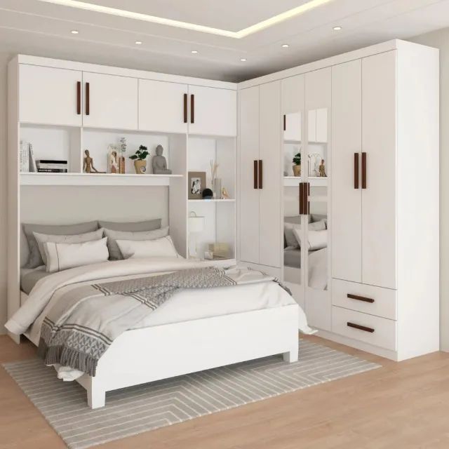 Modulado + Guarda Roupa Hércules 6 Portas    Pronta Entrega! - Foto 2