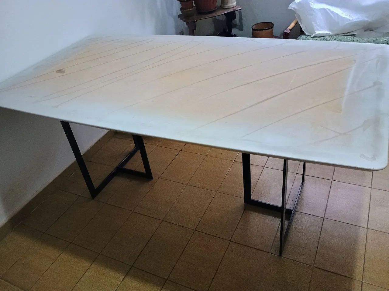 Mesa de jantar sem tampa de vidro - Foto 2