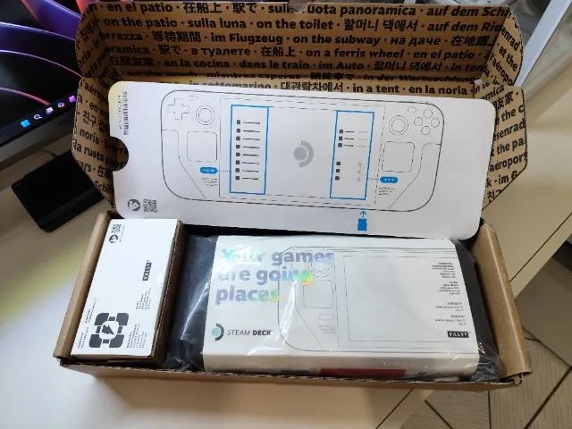 Steam Deck LCD 512gb original IMPECÁVEL na caixa! + Todos os