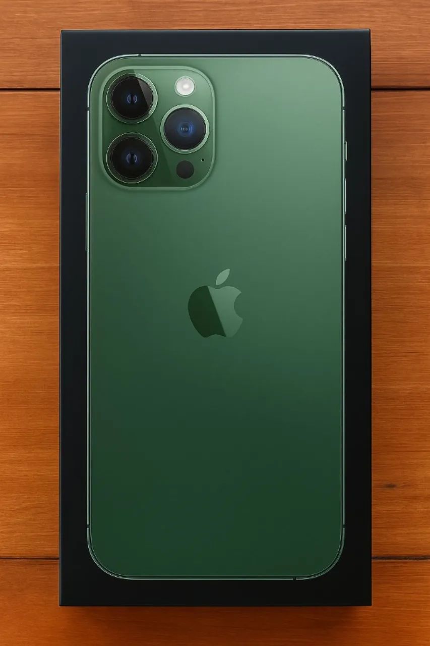 Caixa Iphone 13 Pro Max (256 Gb) - Verde Alpino (Usado