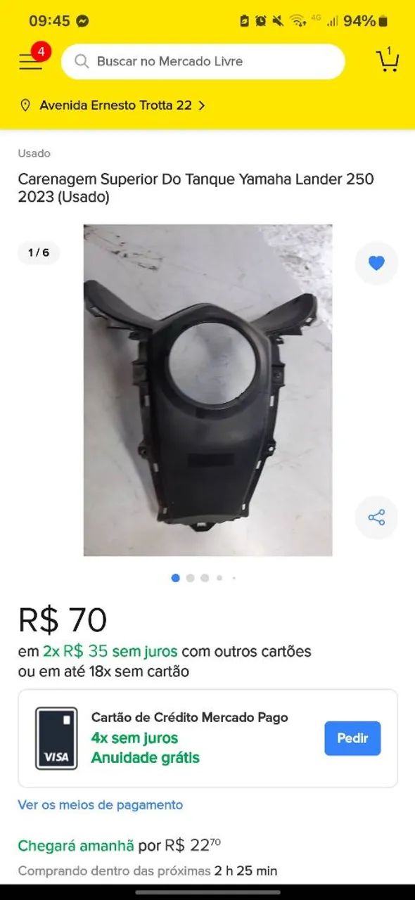 Tanque de combustível Lander 250 2023 - Foto 2