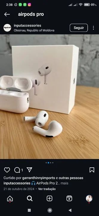 Fone sem fio Airpods - Foto 2