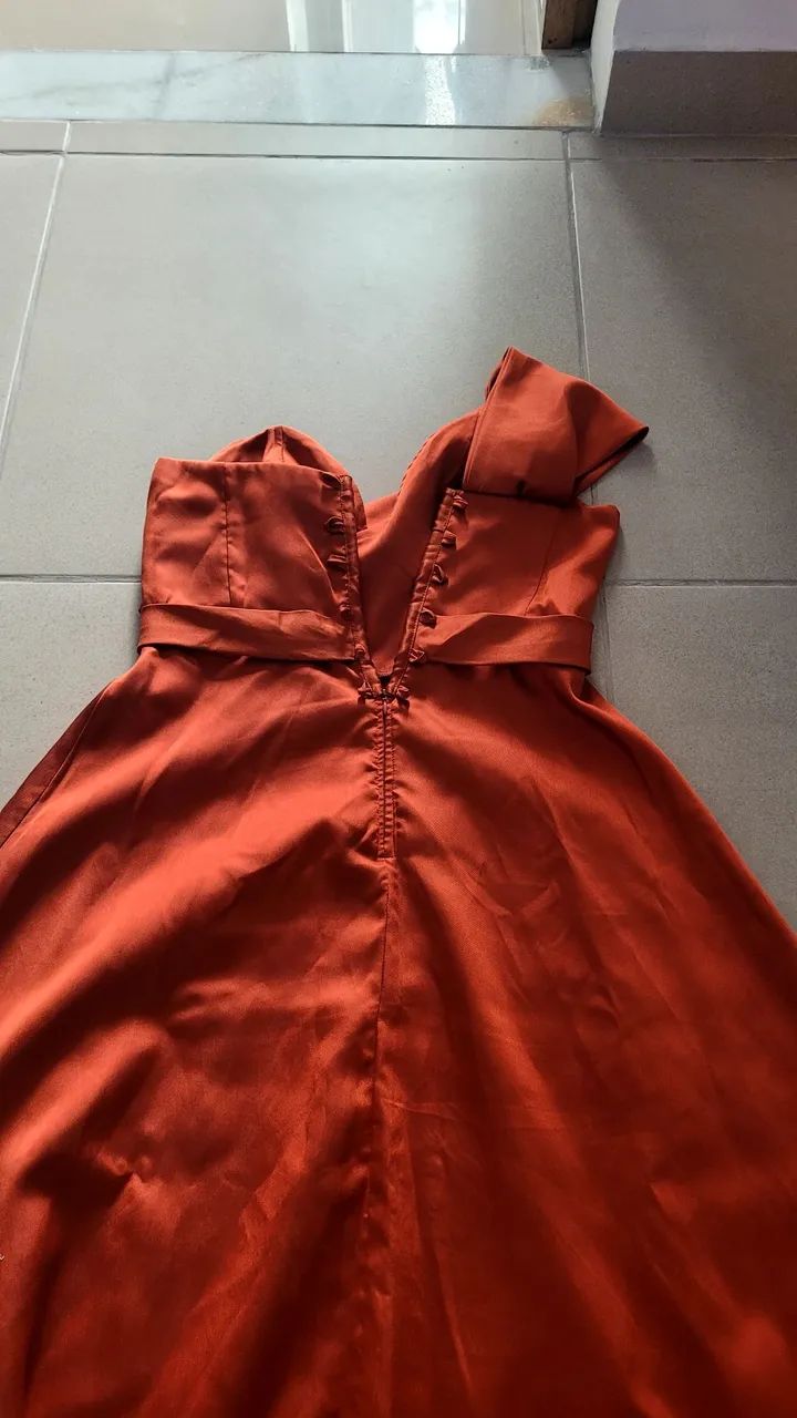 Vestido de festa terracota - Foto 3