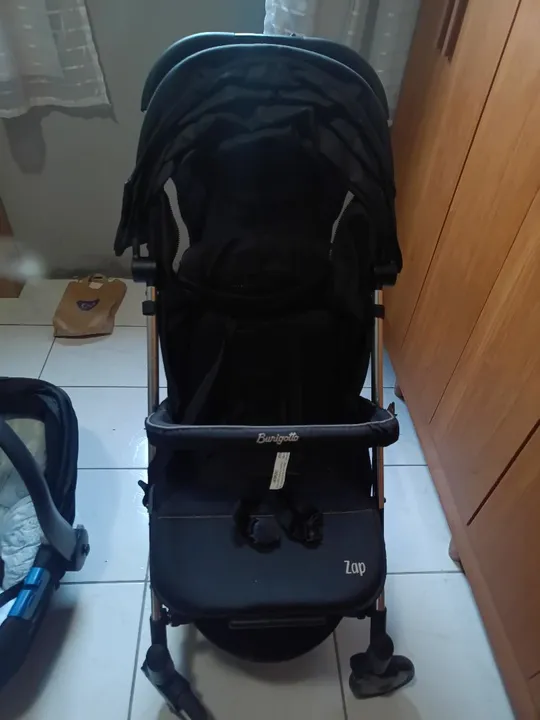 Carrinho de Bebê Burigotto Zap + Bebê conforto original!