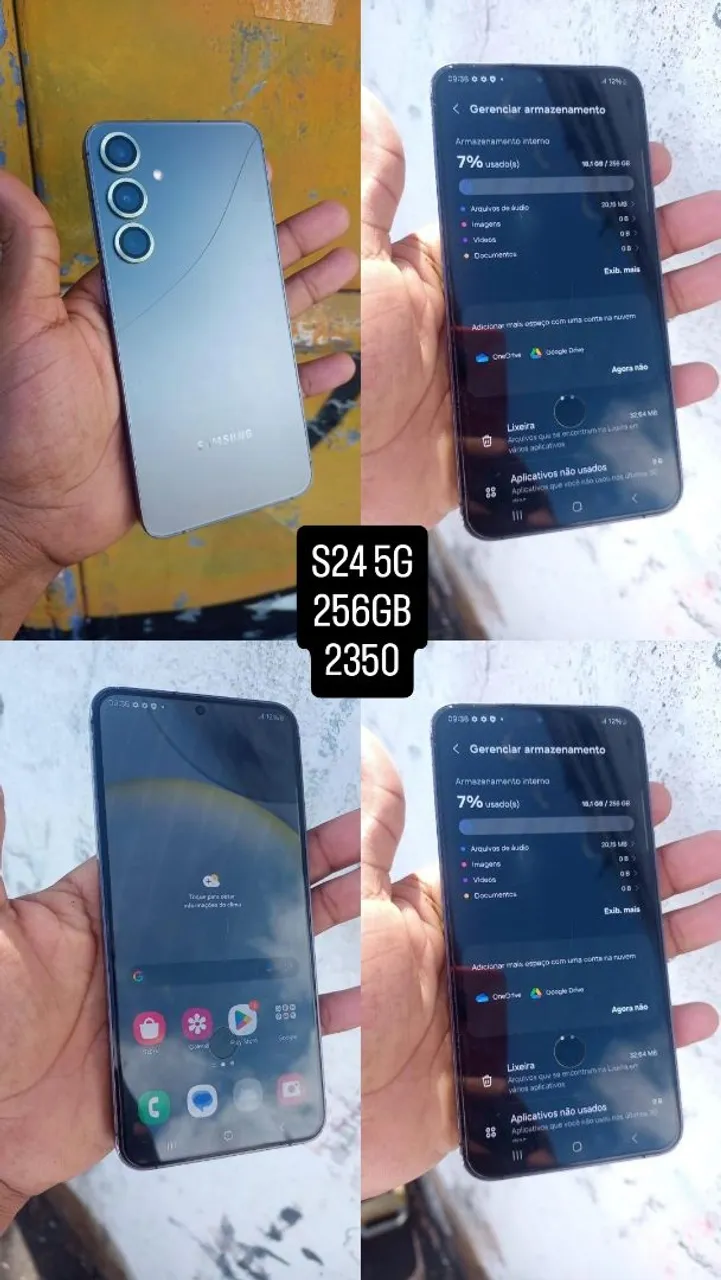 Celular muito novo de uso