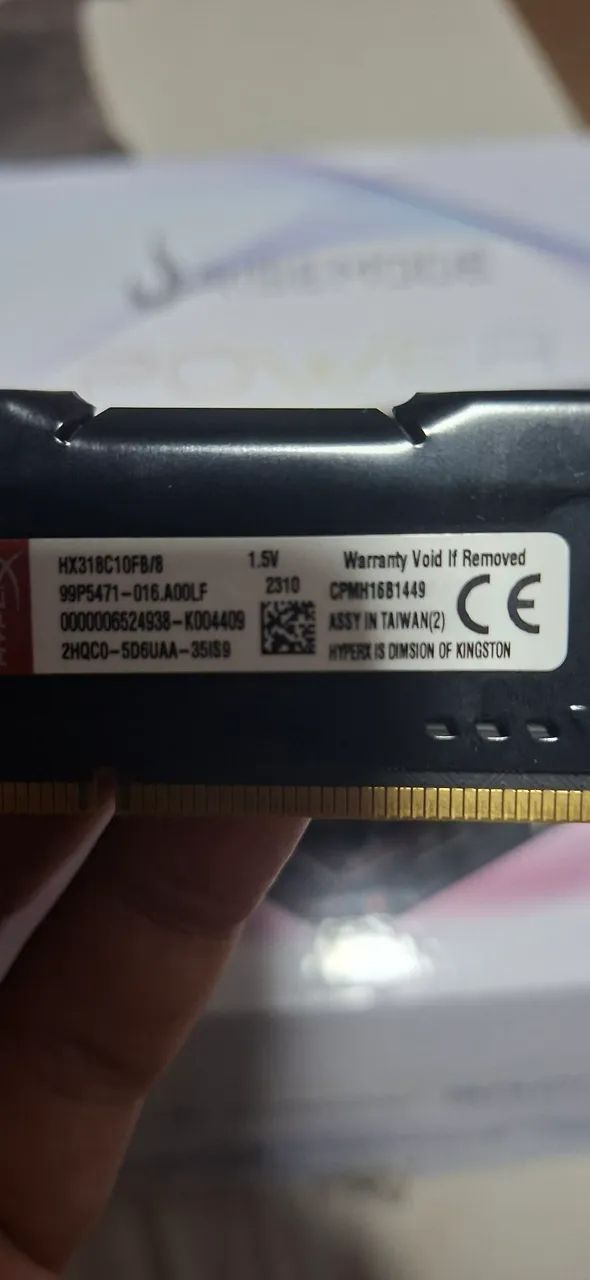 memória ram 8gb ddr3 hyperx - Foto 2