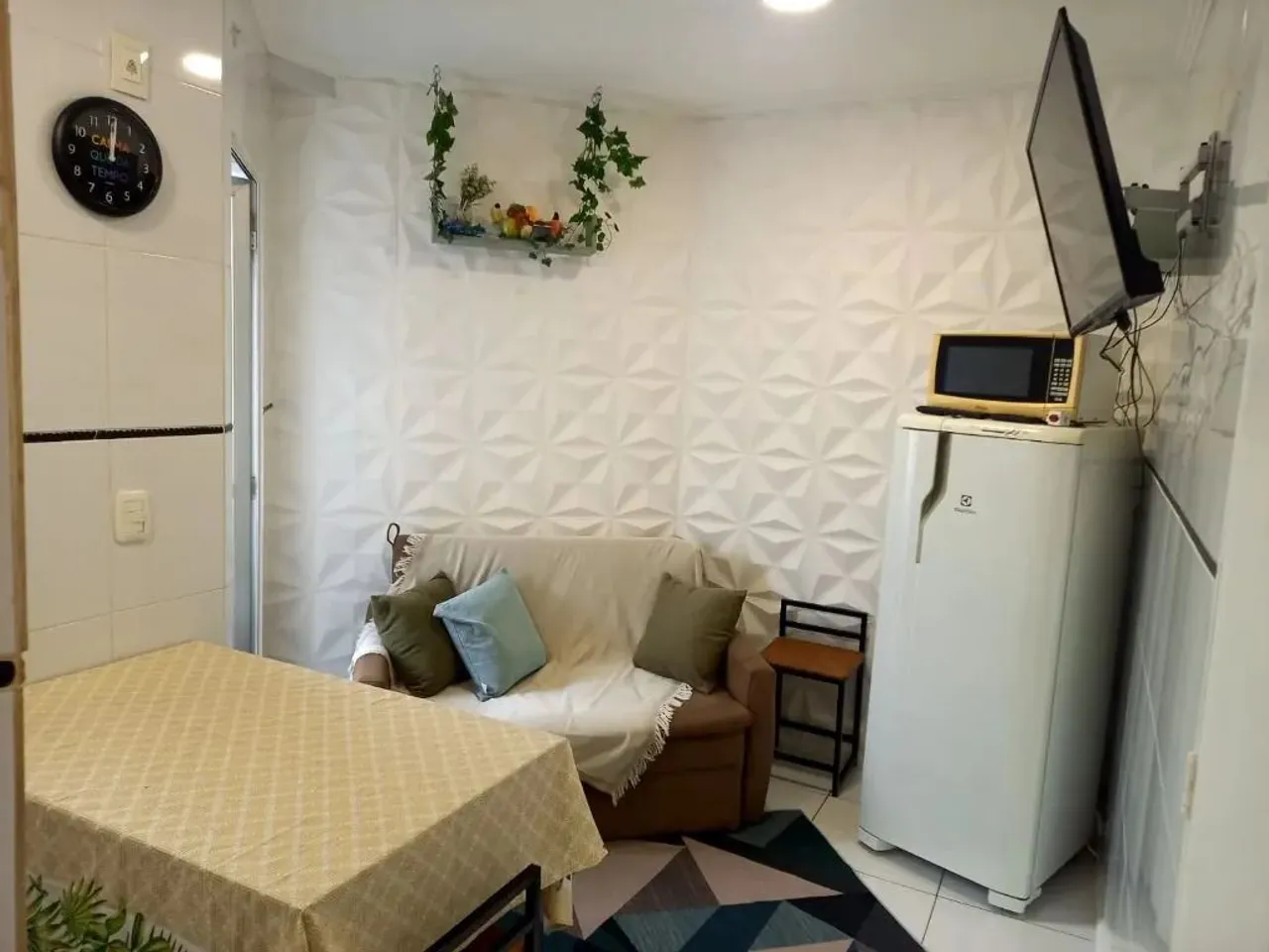 Apartamento Mobiliado 24m2 de 1 quarto para locação no Centro
