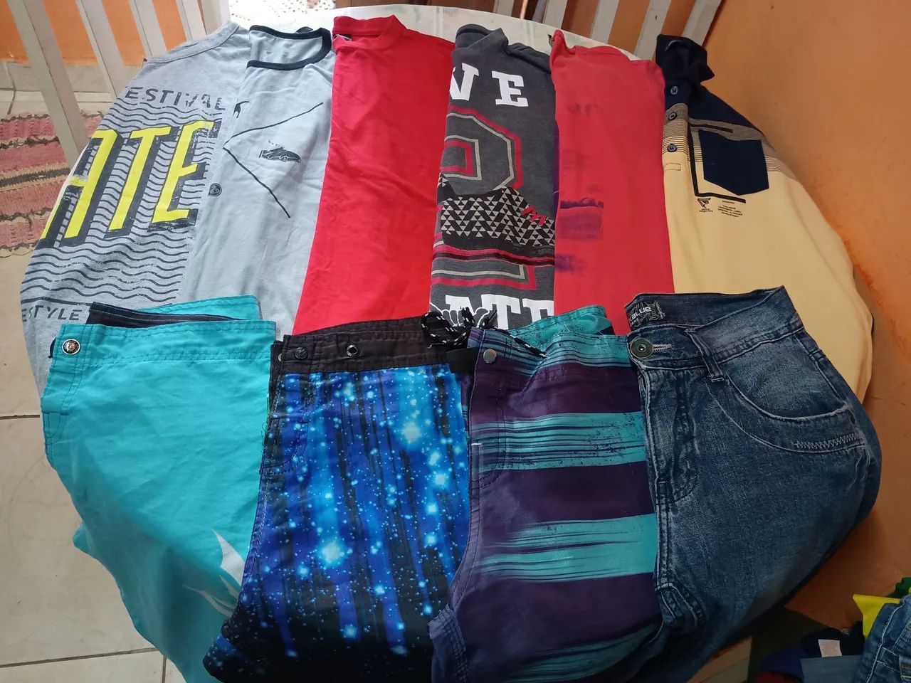 Lote de verão menino 14 á 16 anos 