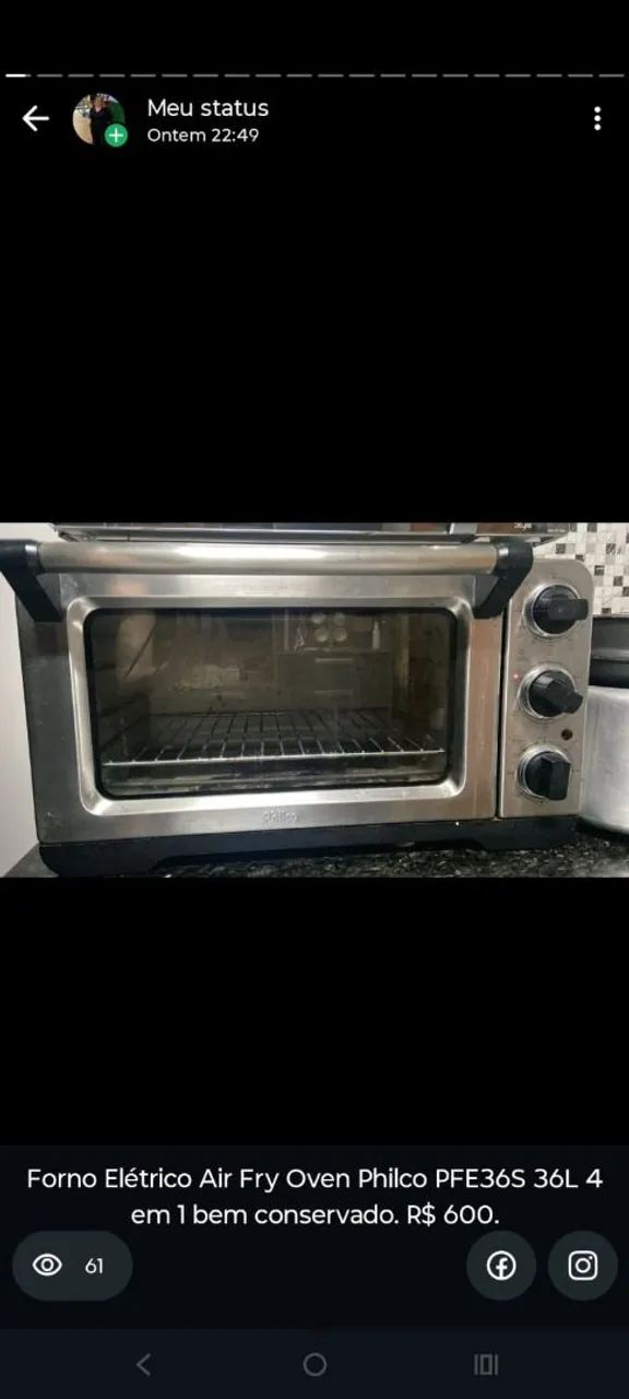 Forno Elétrico em ótimo estado!! Philco 