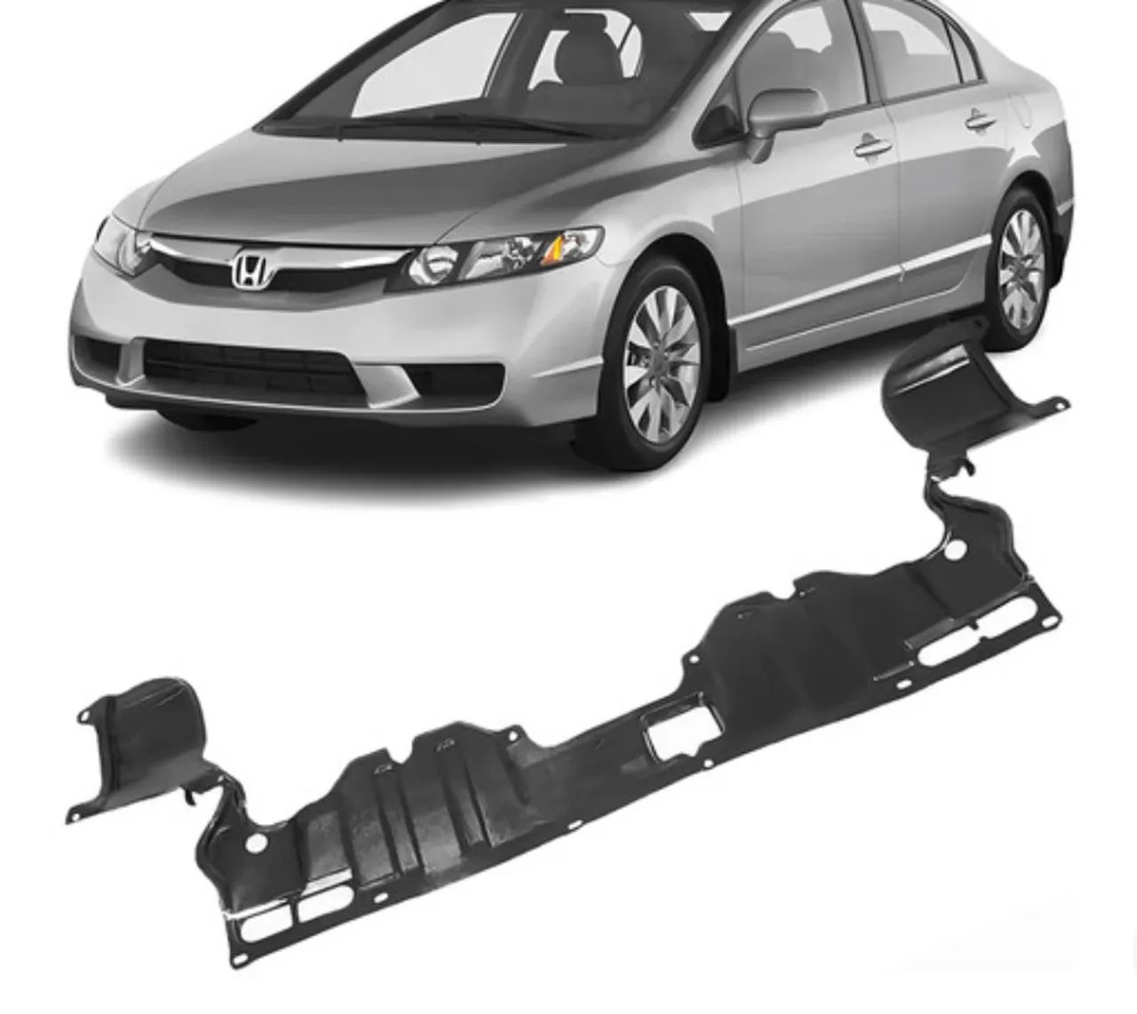 Defletor frontal inferior civic G8. - Foto 2