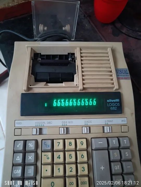 Vendo calculadora Olivetti antiga  - Foto 2