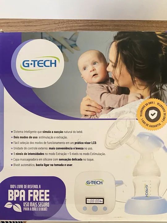 Extrator de Leite Elétrico G-Tech - Novo - Foto 3