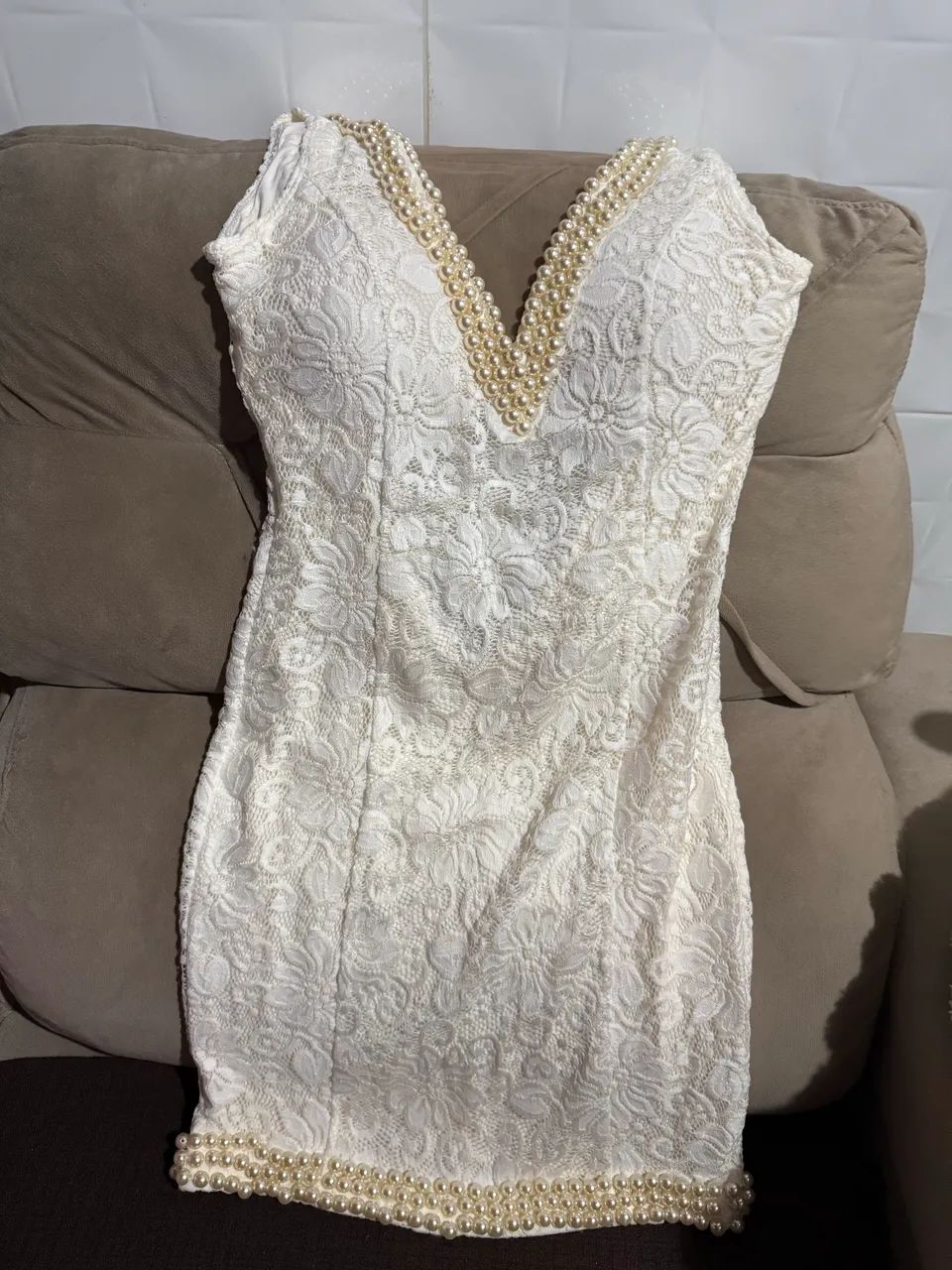 Vendo vestido perolado  - Foto 3