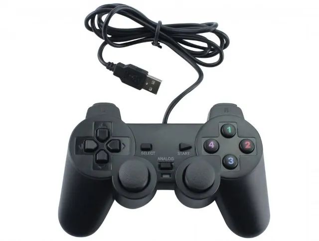 Controle Joystick USB Compatível PCs e notebooks entrada USB - Foto 2