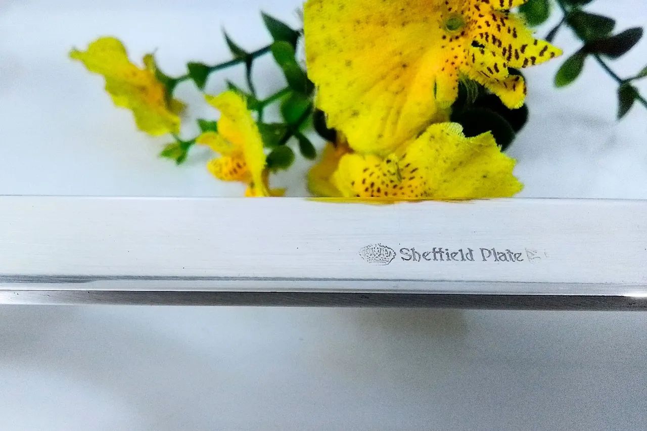 Luxuoso Réchaud Sheffield Plate Retangular - Foto 5