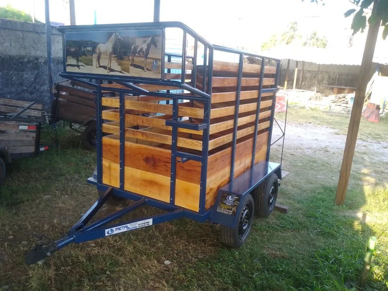 Reboque de cavalo de 2 eixos - Foto 4