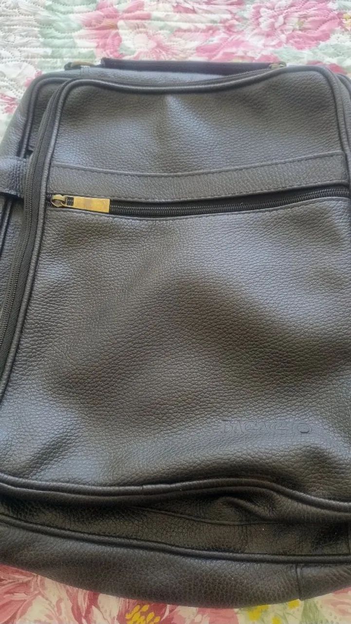 Bolsa ?maleta? bagaggio em couro<br> - Foto 3