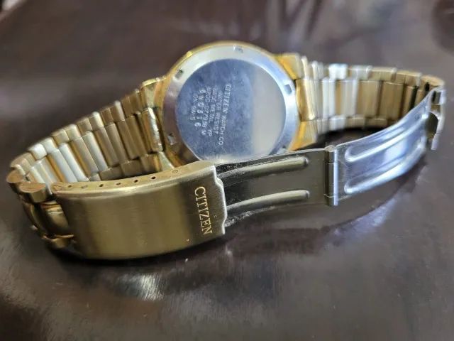 Relógio Citizen Automatic 21 Jewels, antigo dourado. - Foto 5
