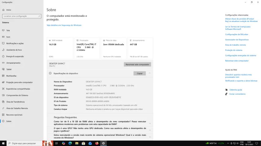 iMac 21.5 - Mid 2010 i7 2.53 14GB Teclado e mouse genérico Wifi - Foto 3