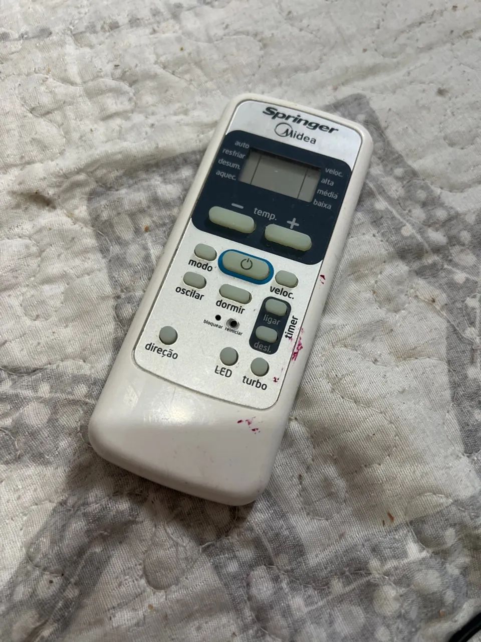 Controle Remoto Ar Condicionado Springer Midea
