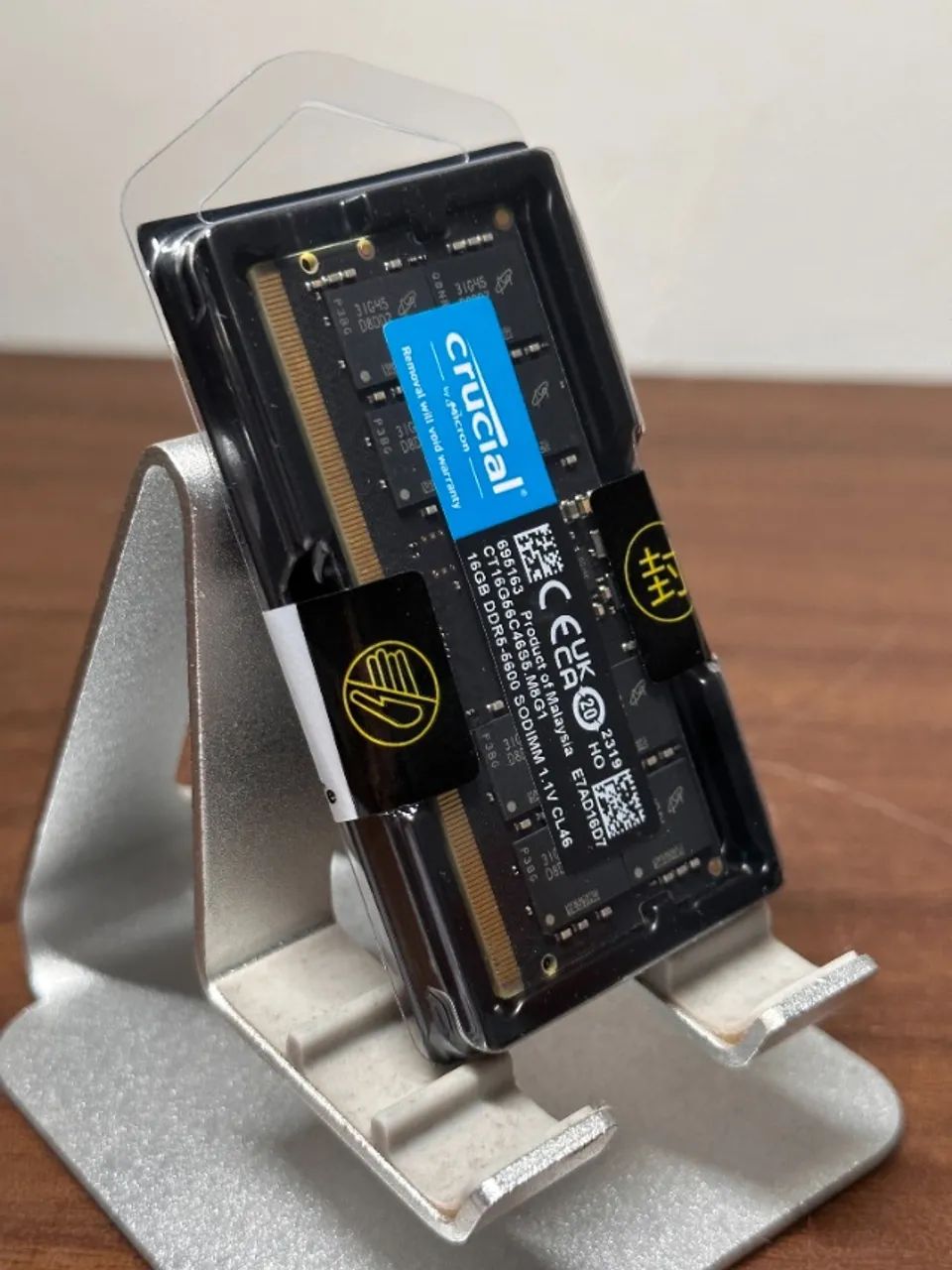 Memória RAM Crucial 16GB 5600Hz DDr5 Lacrado , para Notebook