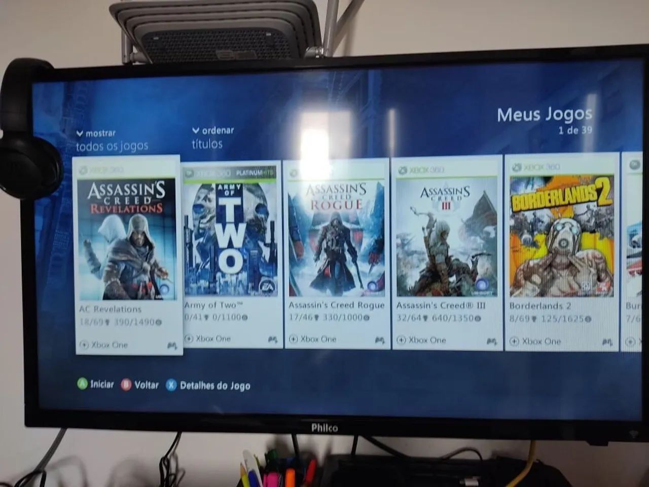 Xbox 360 com dois controles + Kinect  - Foto 4