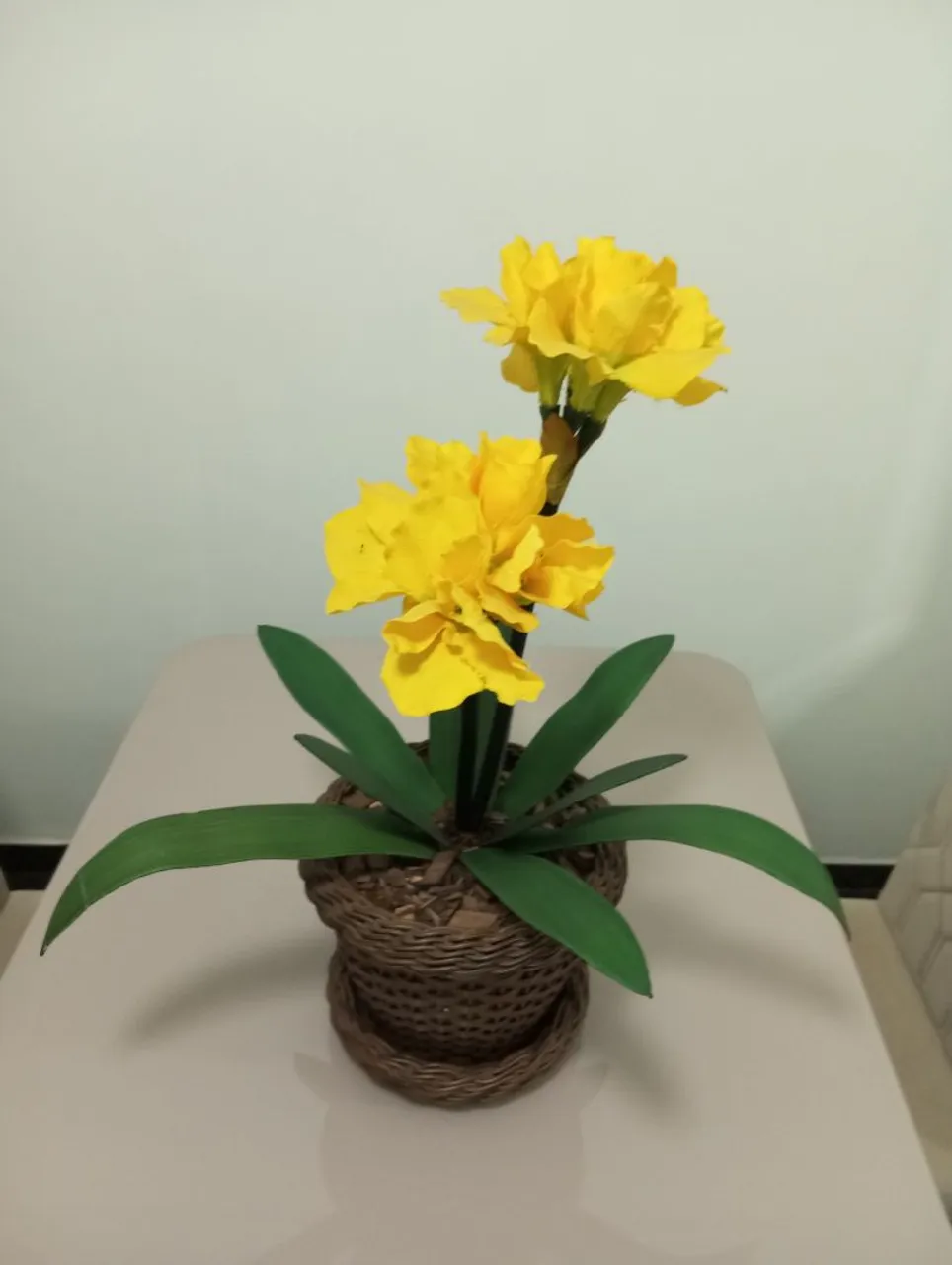 Vaso decorativo flores artificiais