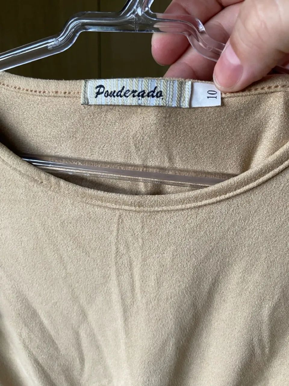 Vestido infantil manga longa malha suede - TAM: 10 - Foto 2