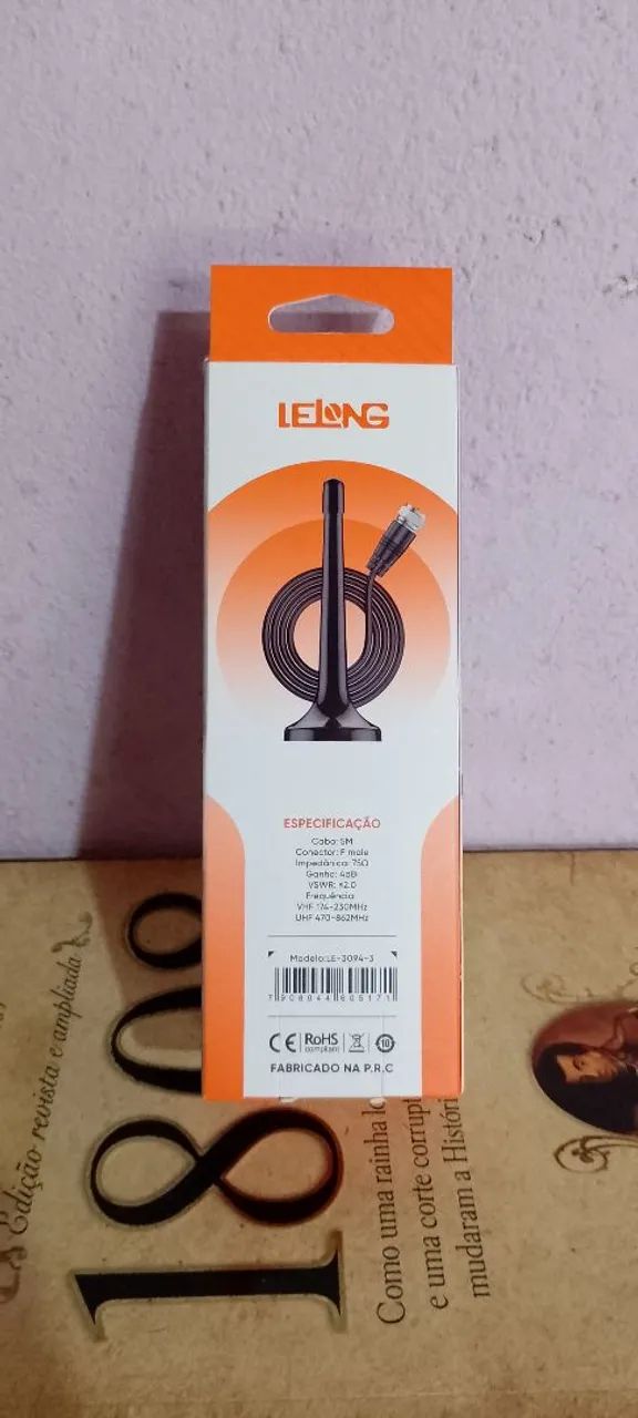 Antena Digital para TV HDTV/UHF - 5 metros  - Foto 4