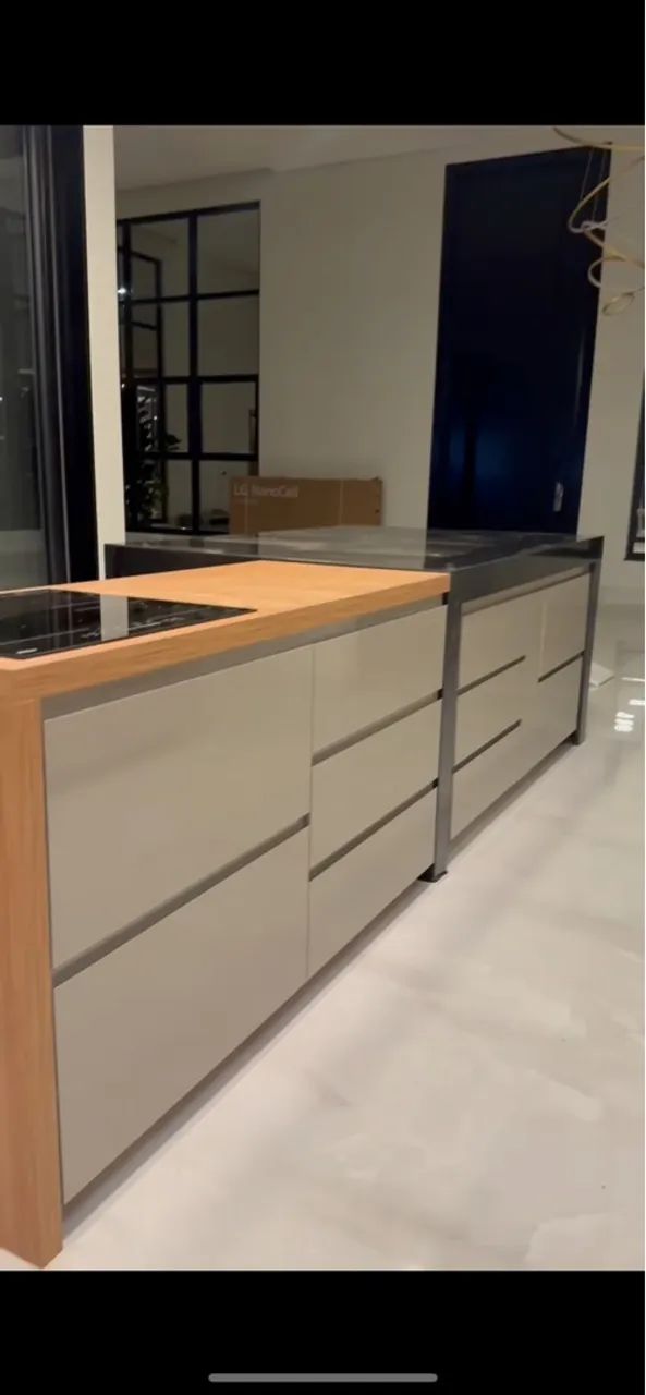 Móvel de cozinha moderno e elegante