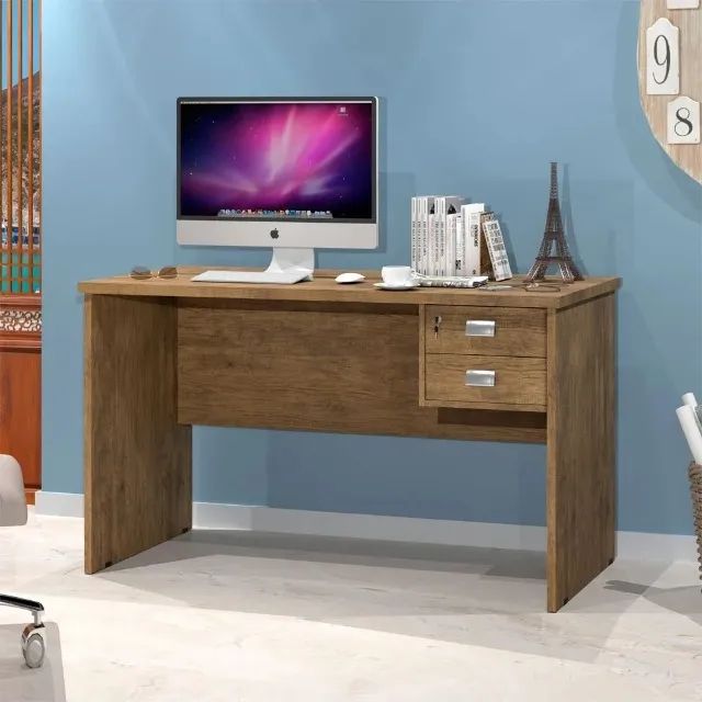 Escrivaninha Taurus de 1,20 x 0,60 cm com 2 gavetas - Foto 3