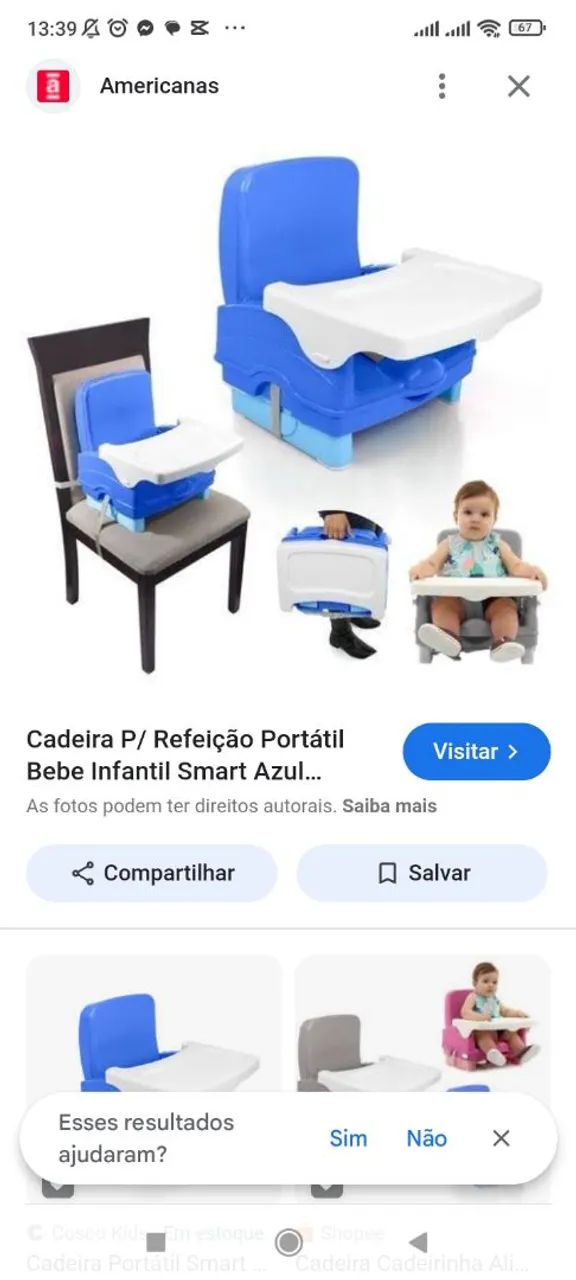 Berço e Cadeira Infantil - Ótimo estado - Foto 3