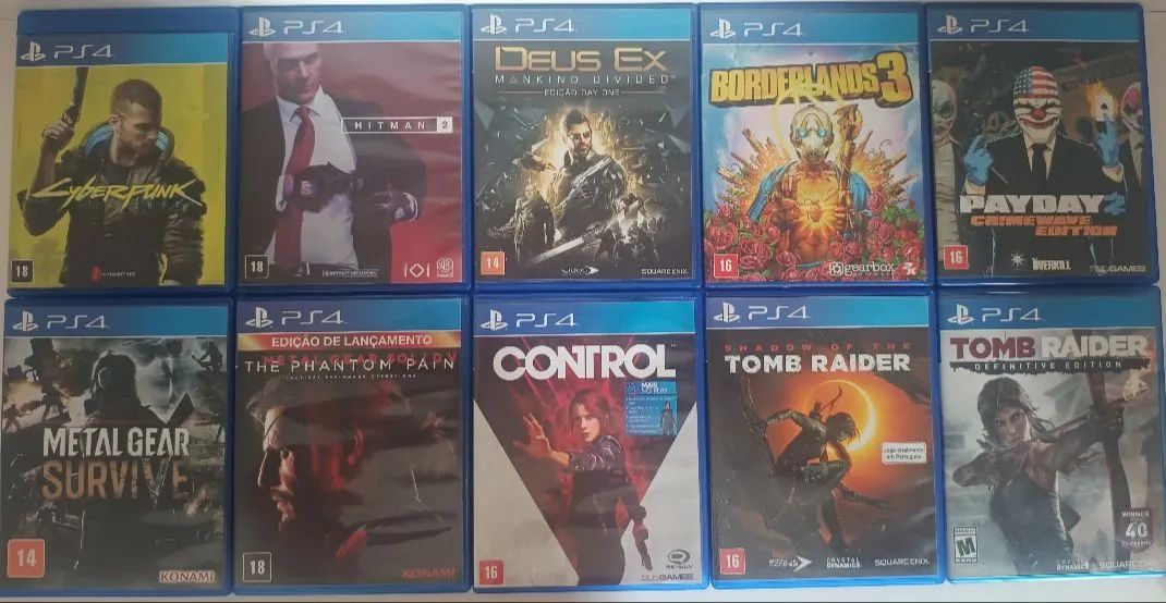 Jogos PS4. Entrego.