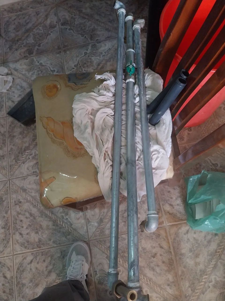 Cavalete kit múltiplo para ligações de água da copasa.  - Foto 2