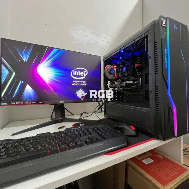 PC Gamer COMPLETO intel core i5 + ARC-A380 + 1 ano de garantia e em até 12x