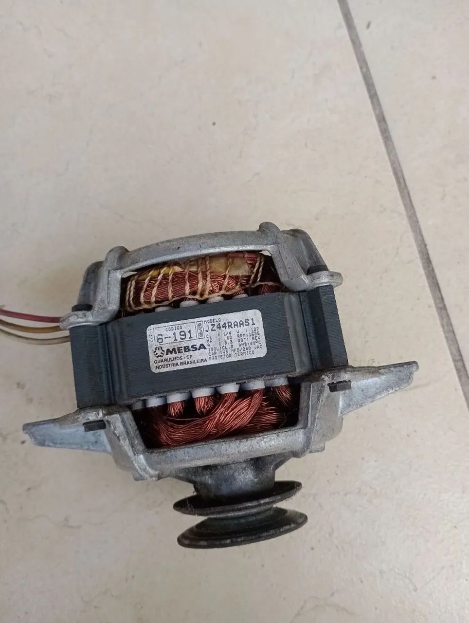 Motor original da lavadora Brastemp.