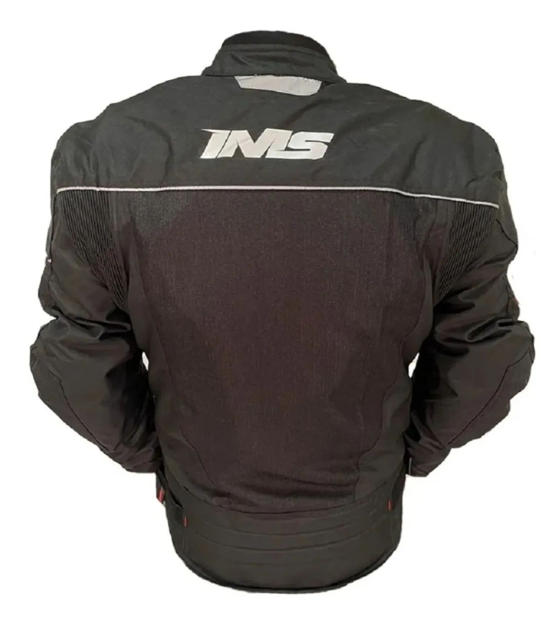 Jaqueta de Motoqueiro IMS - Preta com Vermelho - Foto 2