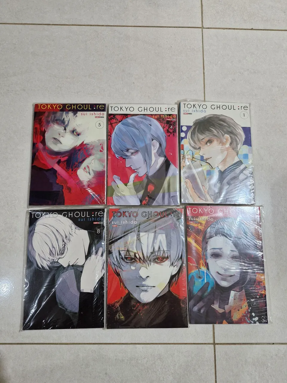 Tokyo Ghoul:re - Volumes 1, 4, 5, 6, 7 e 8