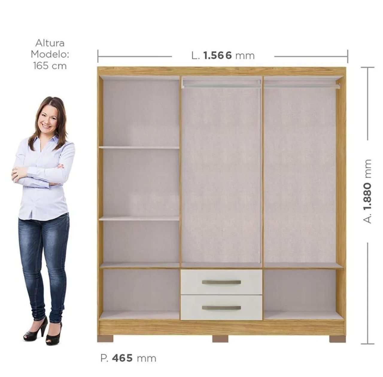 Guarda roupa novo  - Foto 2