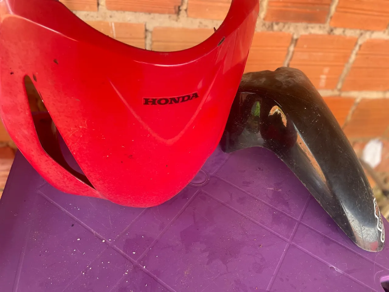 Par de carenagens Honda Biz