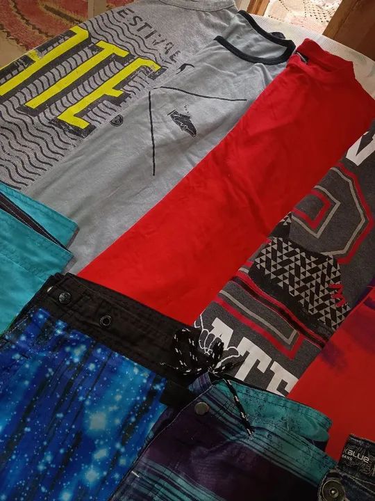 Lote de verão menino 14 á 16 anos  - Foto 3