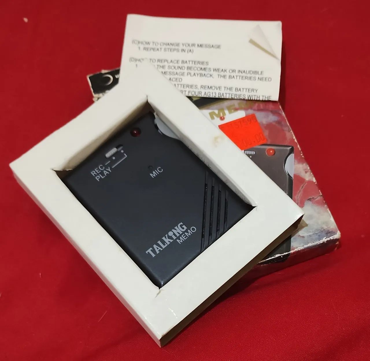 Gravador de Voz Portátil Talking Memo